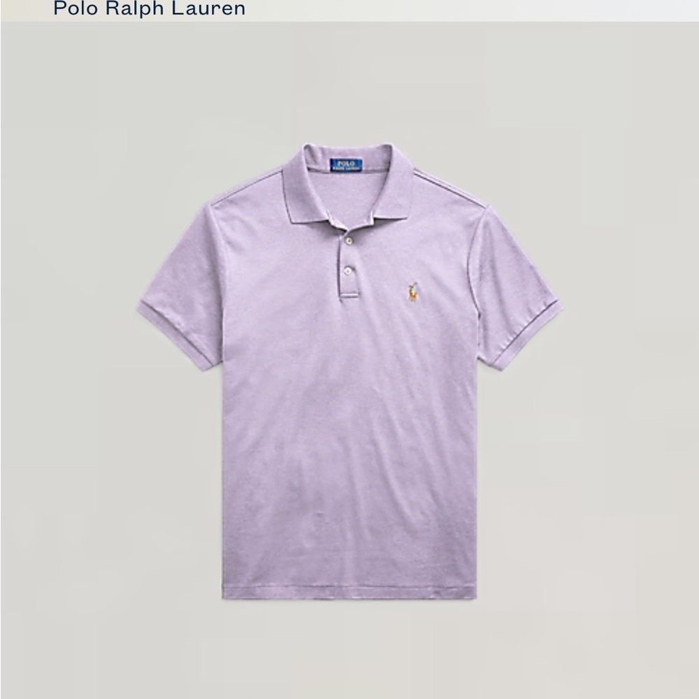 Classic Fit Soft Cotton Polo Shirt
Polo Ralph Lauren XL Heather Purple
